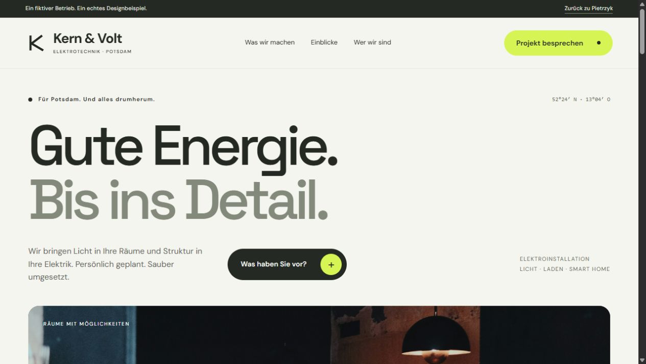 Designstudie Kern & Volt